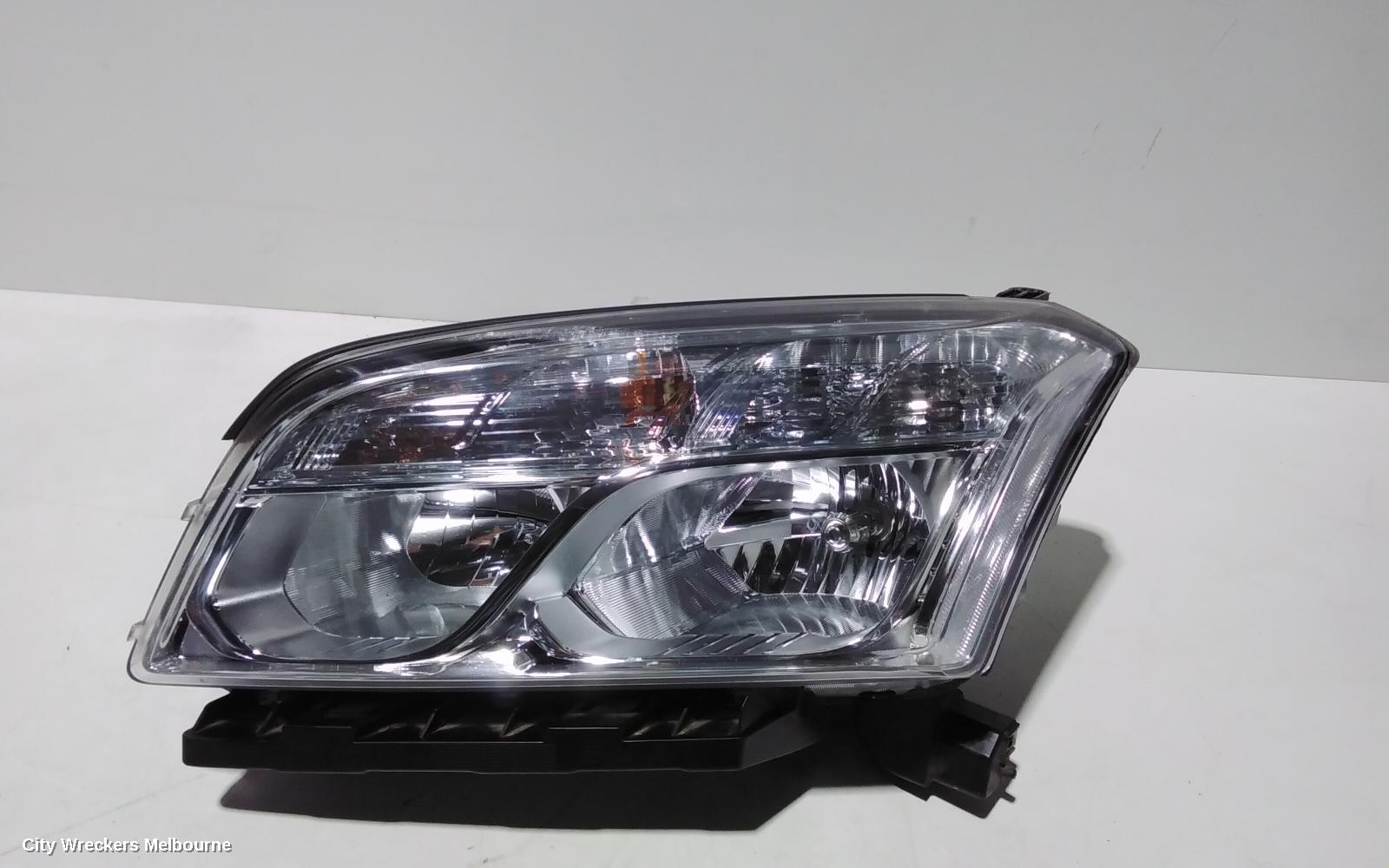 HOLDEN TRAX LEFT HEADLAMP, TJ SERIES, 08/2013 - 09/2016