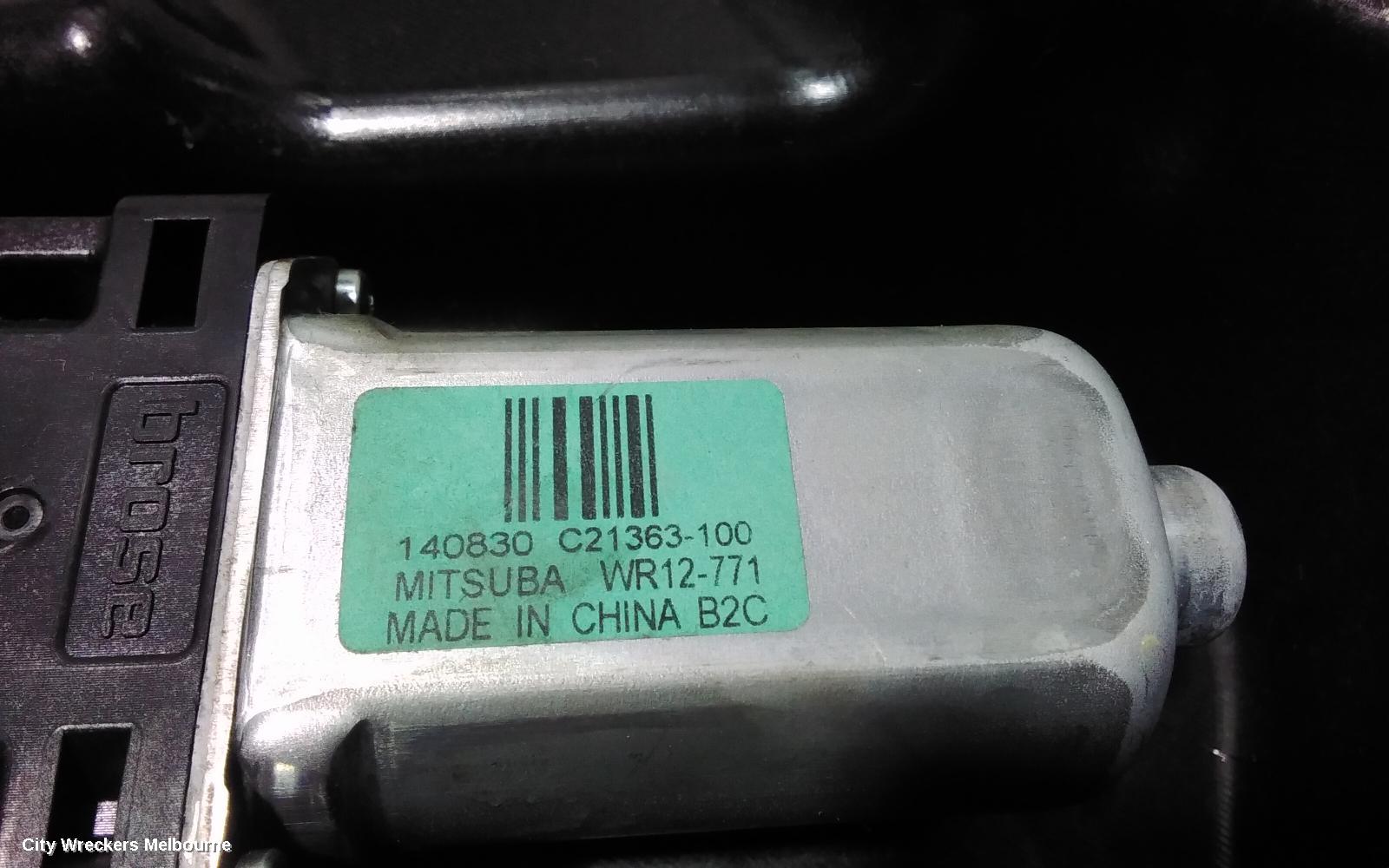 FIAT FREEMONT RIGHT REAR WND REG/MOTOR, JF, 04/2013 - 01/2017