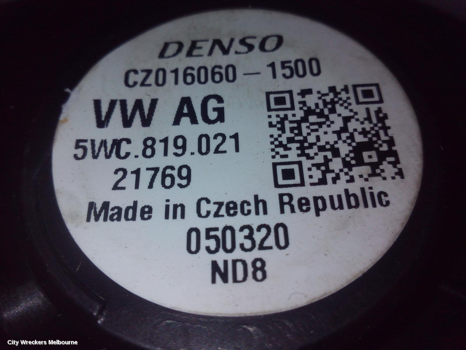 VOLKSWAGEN CRAFTER HEATER FAN MOTOR, SY1, 08/2017 ONWARDS