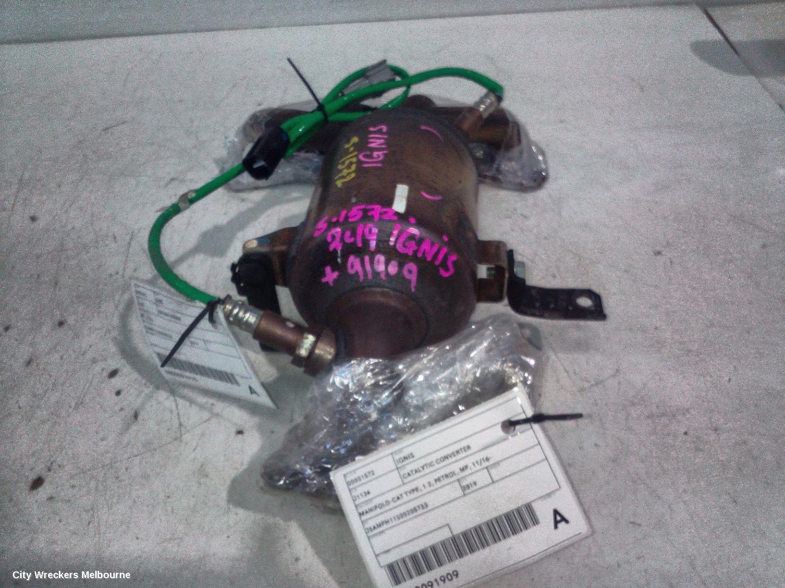 SUZUKI IGNIS CATALYTIC CONVERTER, MANIFOLD-CAT TYPE, 1.2, PETROL, MF, 11/2016 ONWARDS