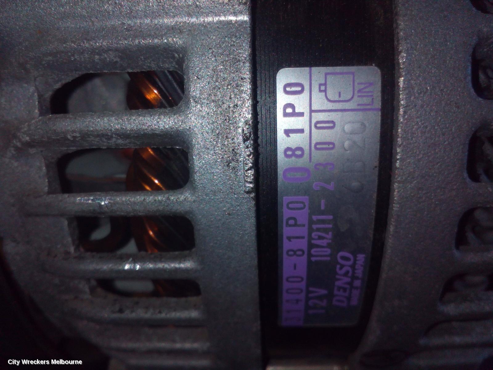 SUZUKI IGNIS ALTERNATOR, PETROL, 1.2, K12C, MF, 11/2016 ONWARDS