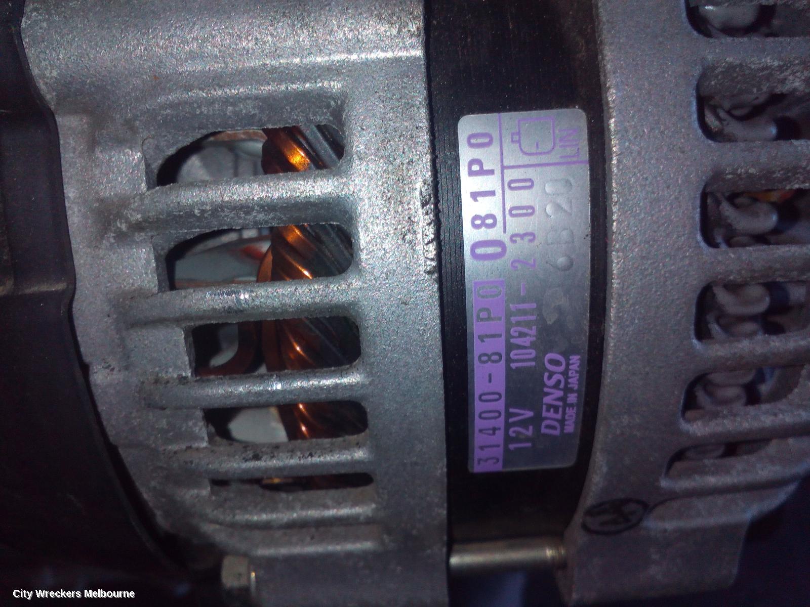 SUZUKI IGNIS ALTERNATOR, PETROL, 1.2, K12C, MF, 11/2016 ONWARDS