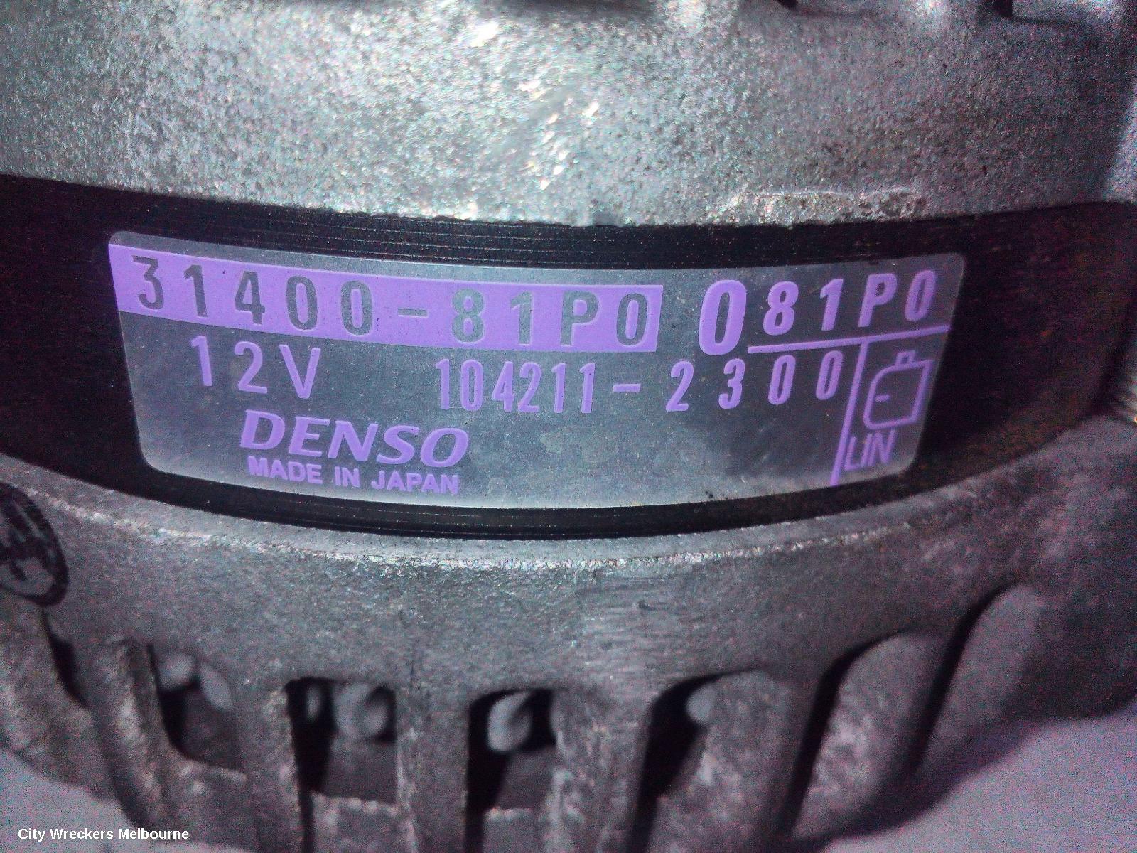 SUZUKI IGNIS ALTERNATOR, PETROL, 1.2, K12C, MF, 11/2016 ONWARDS