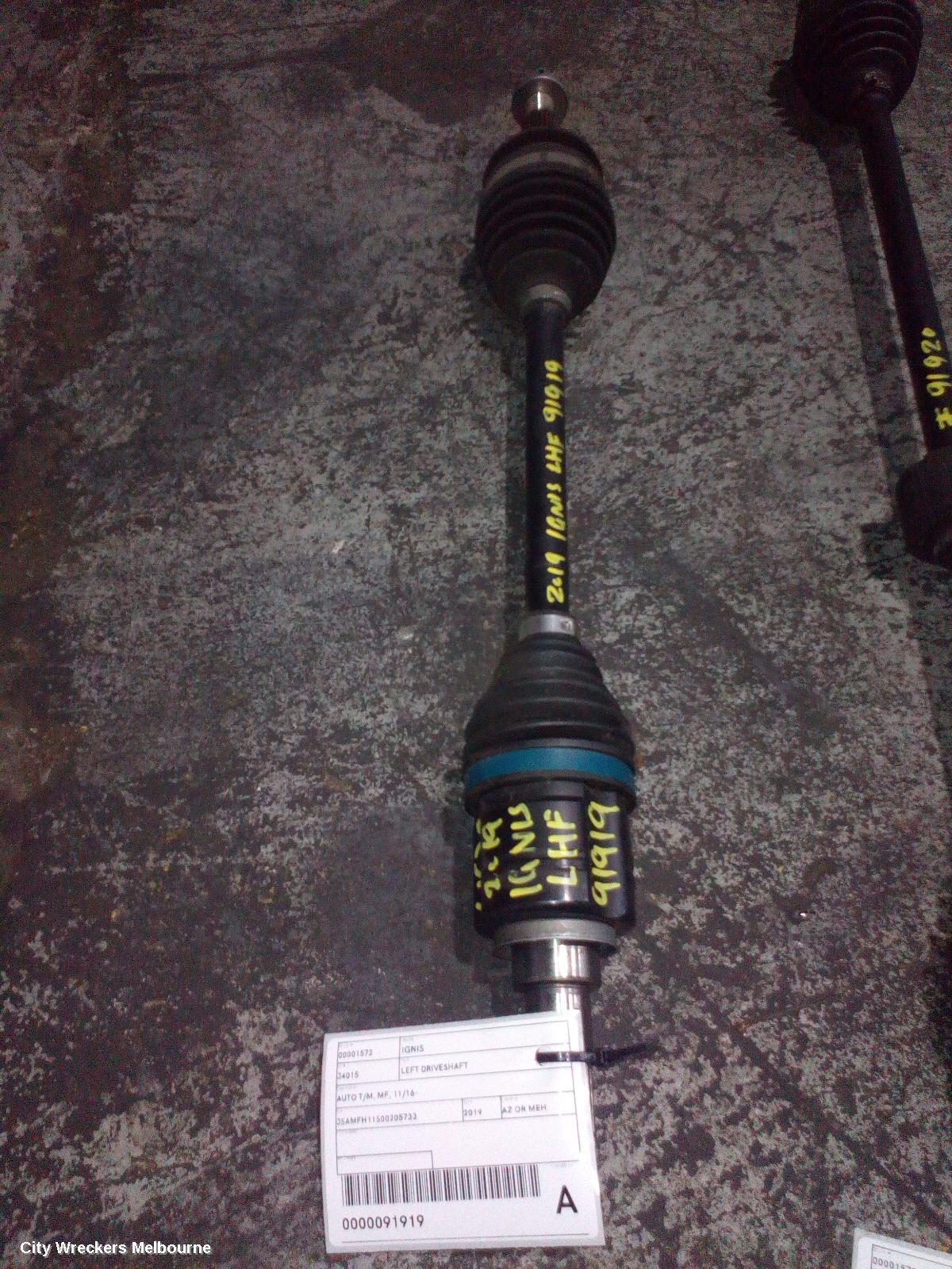 SUZUKI IGNIS LEFT DRIVESHAFT, AUTO T/M, MF, 11/2016 ONWARDS