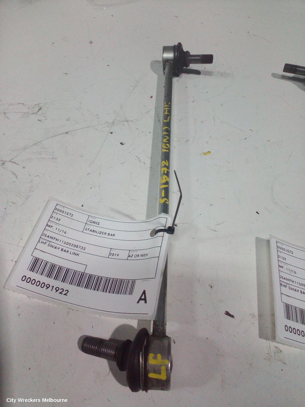 SUZUKI IGNIS STABILISER BAR, MF, 11/2016 ONWARDS