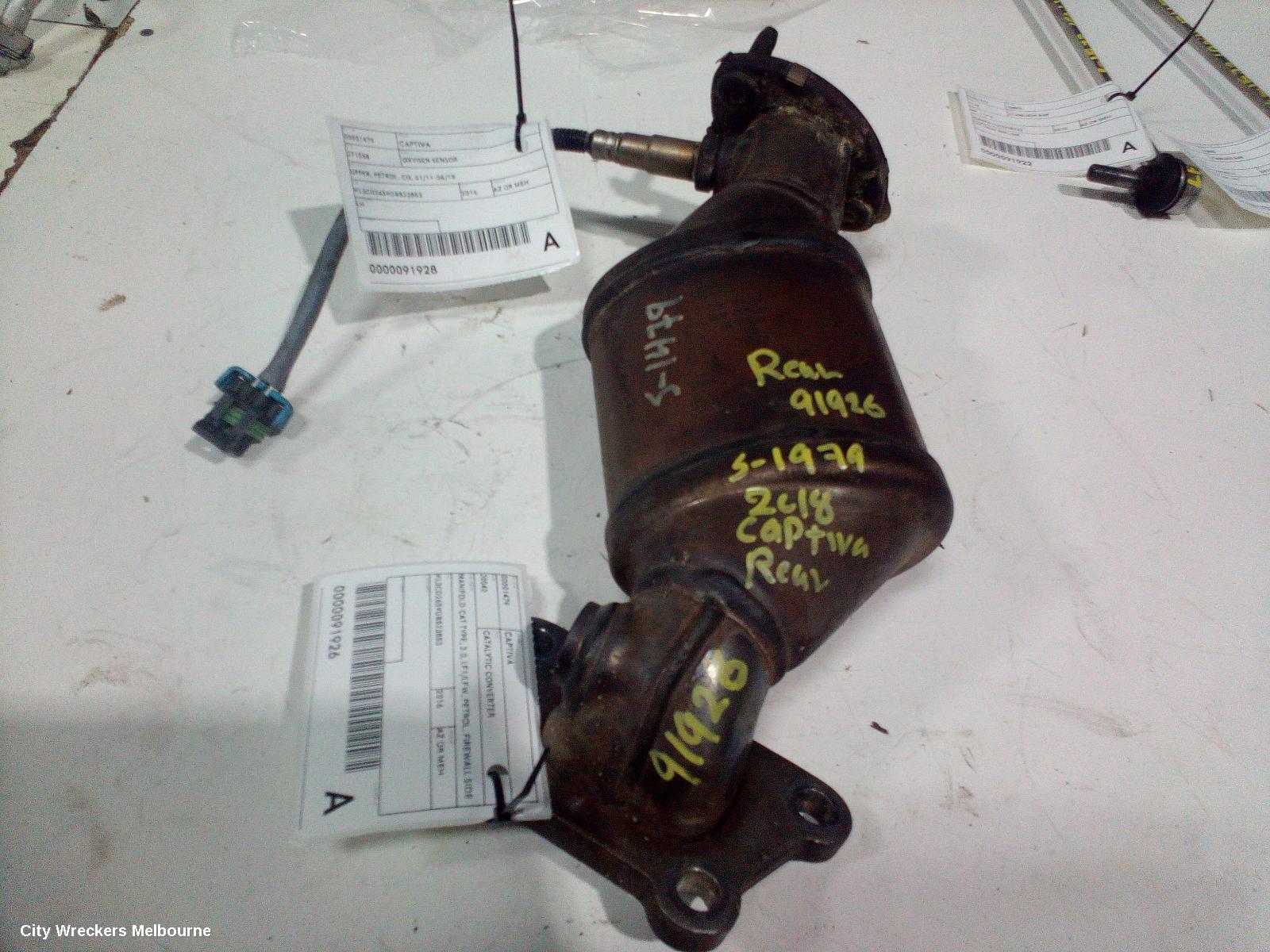 HOLDEN CAPTIVA OXYGEN SENSOR, UPPER, PETROL, CG, 01/2011 - 06/2018