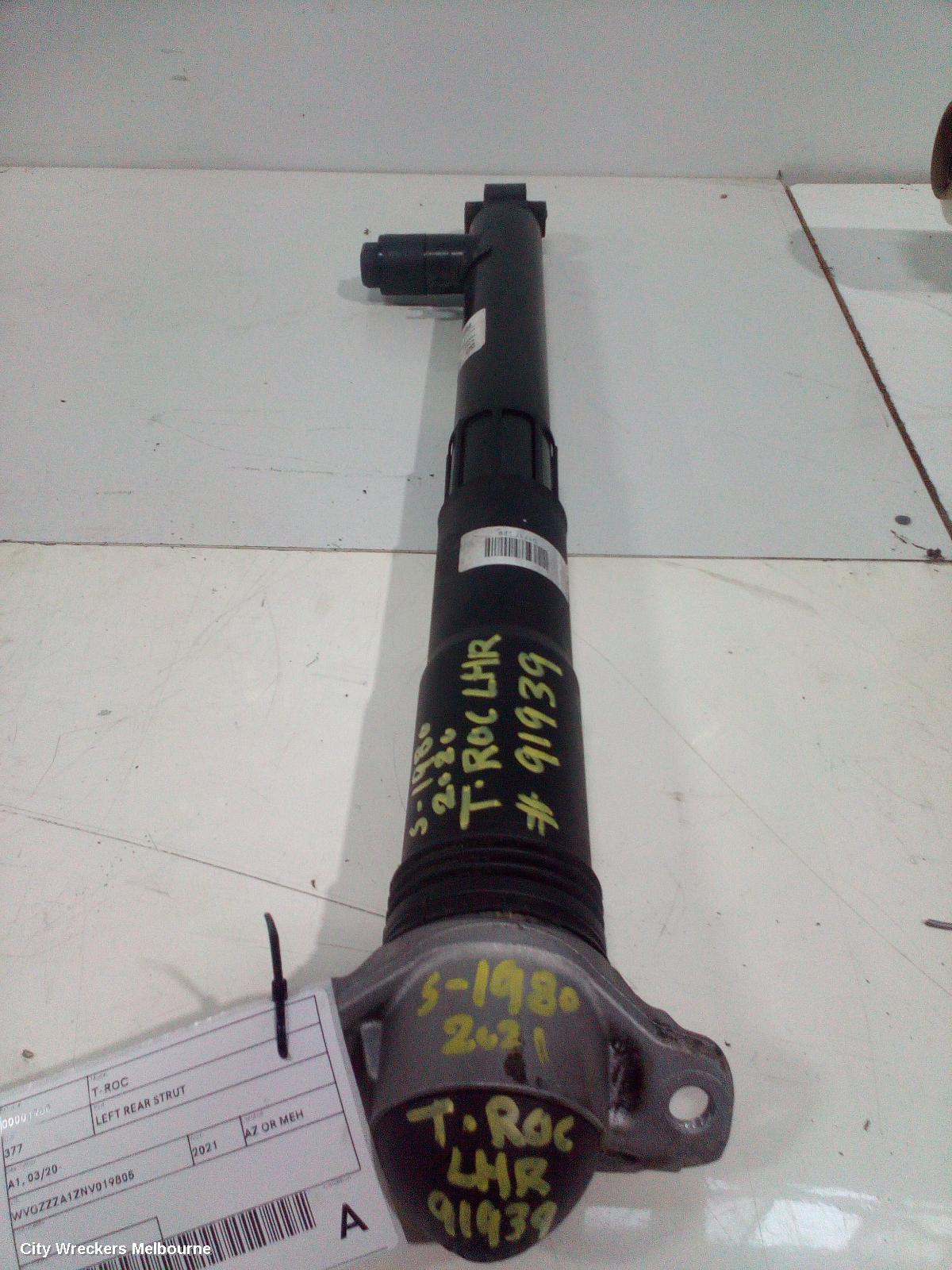 VOLKSWAGEN T-ROC LEFT REAR STRUT, A1, 03/2020 - 12/2025