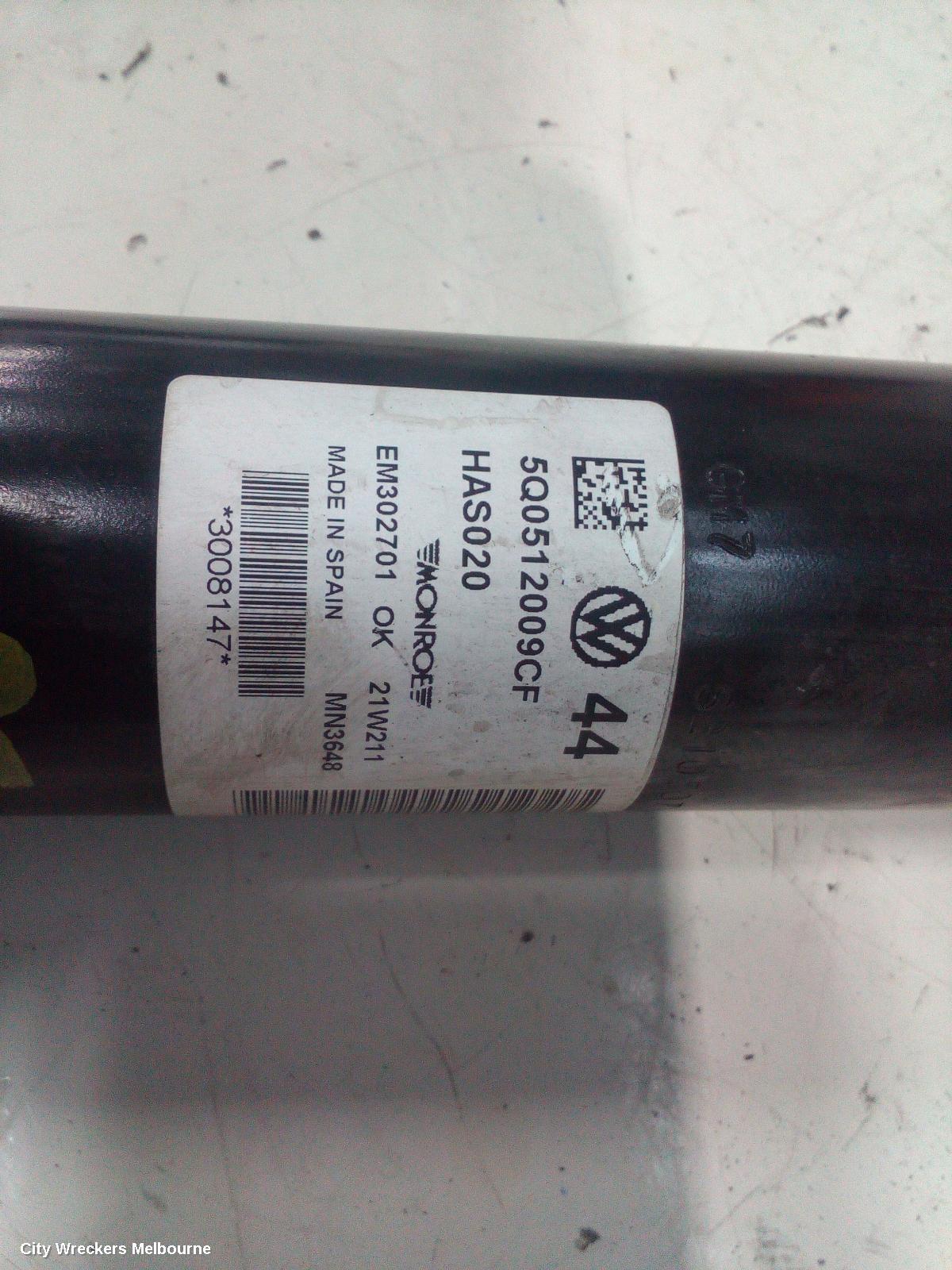 VOLKSWAGEN T-ROC RIGHT REAR STRUT, A1, 03/2020 - 12/2025