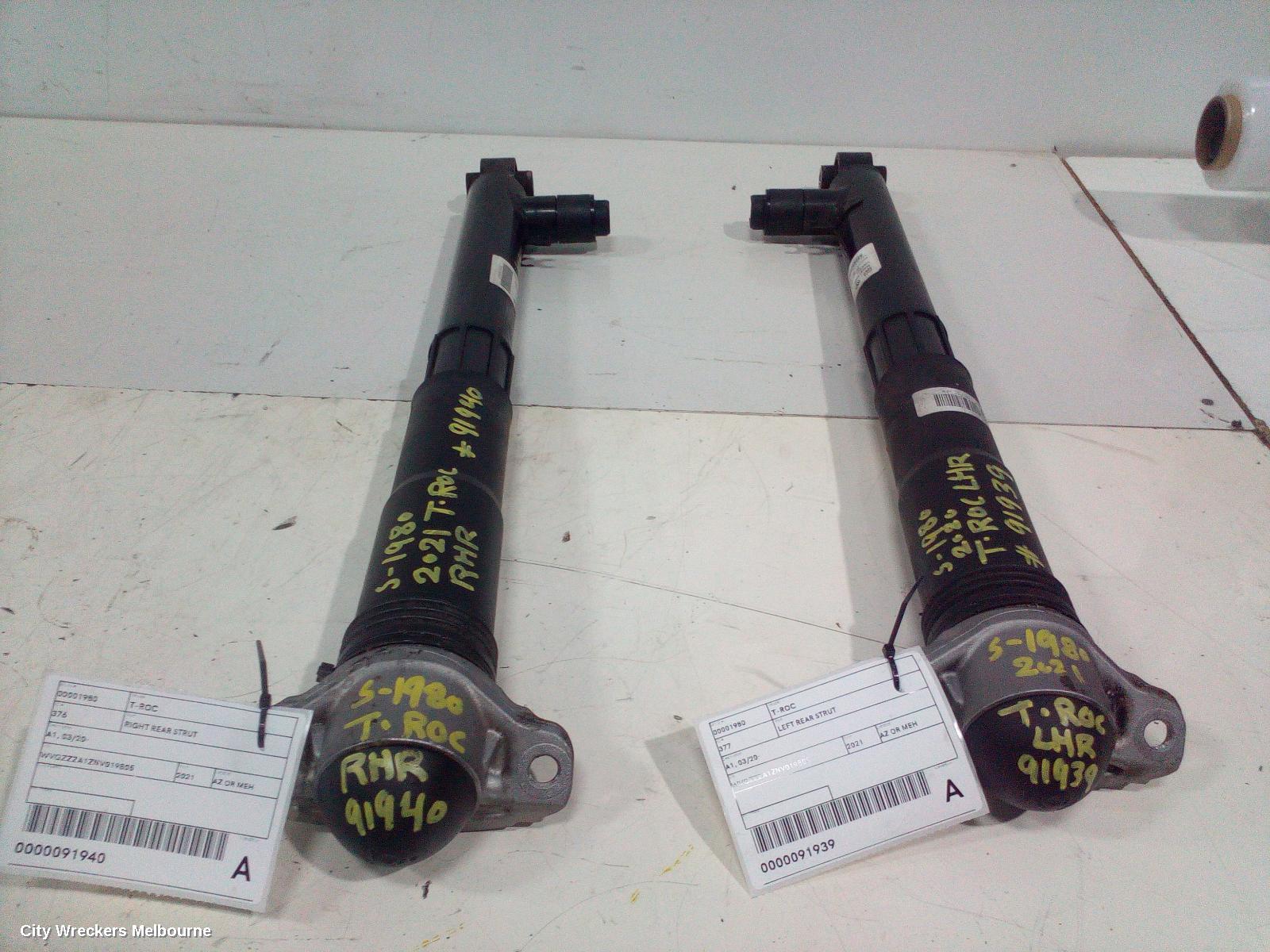 VOLKSWAGEN T-ROC RIGHT REAR STRUT, A1, 03/2020 - 12/2025