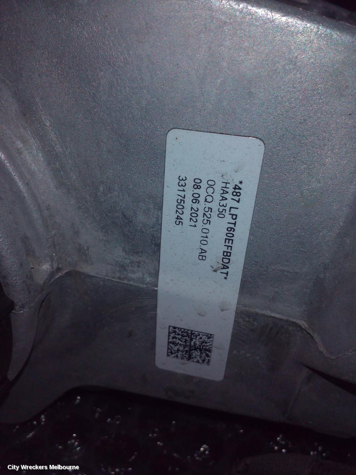 VOLKSWAGEN T-ROC DIFFERENTIAL CENTRE, REAR, PETROL, 2.0, TURBO, A1, 03/2020 ONWARDS