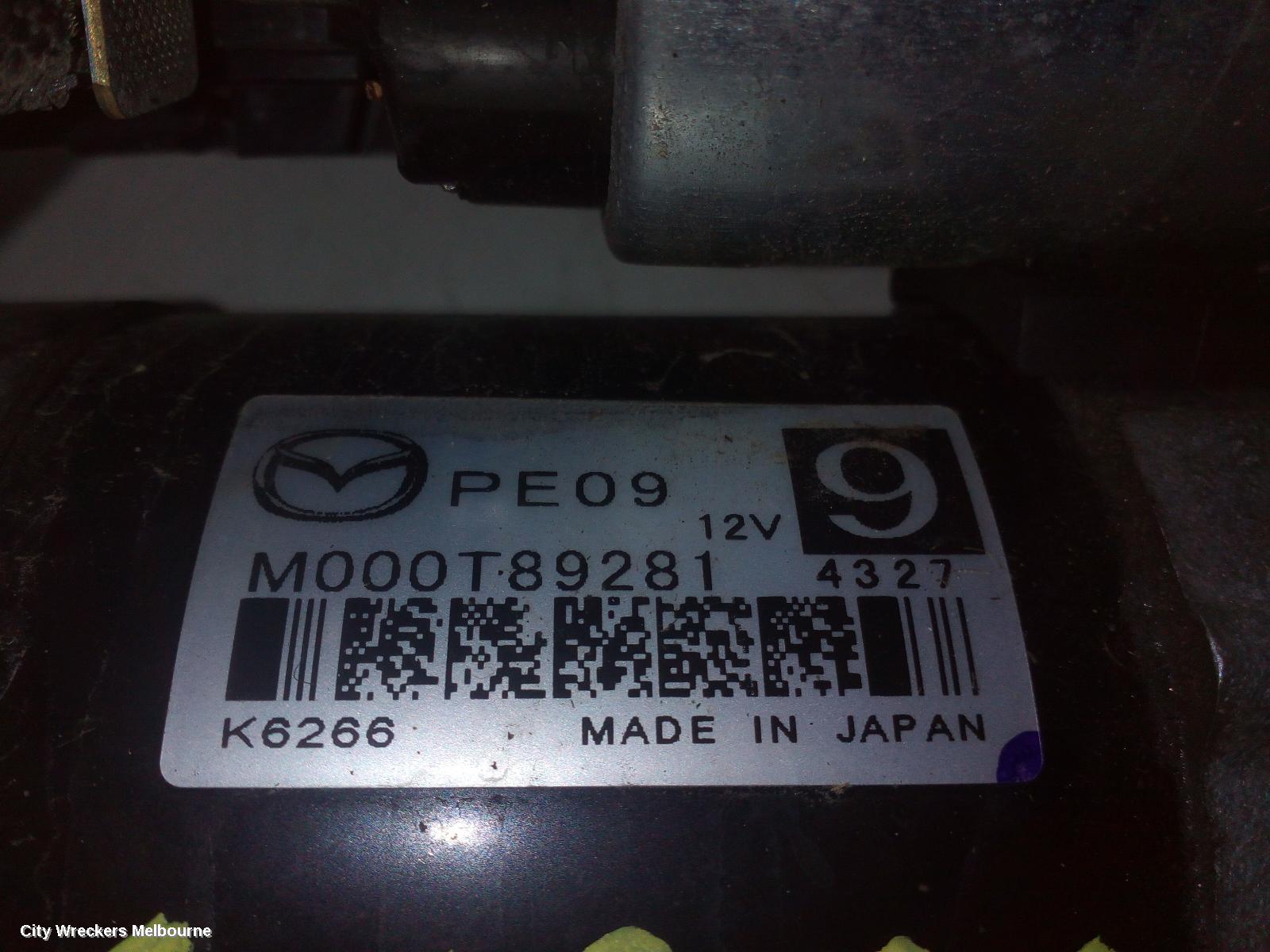 MAZDA CX5 STARTER, PETROL, 2.0/2.5, KE, 03/2012 - 12/2016