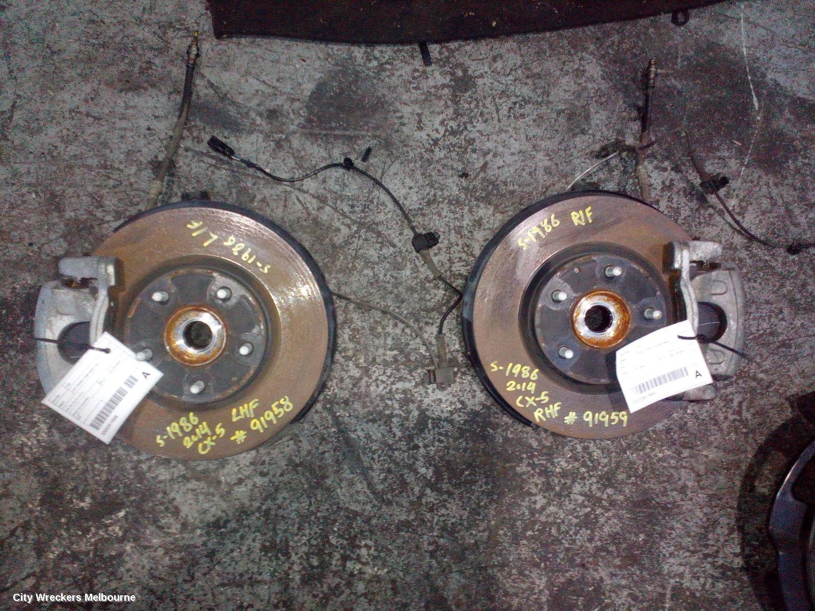 MAZDA CX5 LEFT FRONT HUB ASSEMBLY, 4WD, KE, 02/2012 - 12/2016
