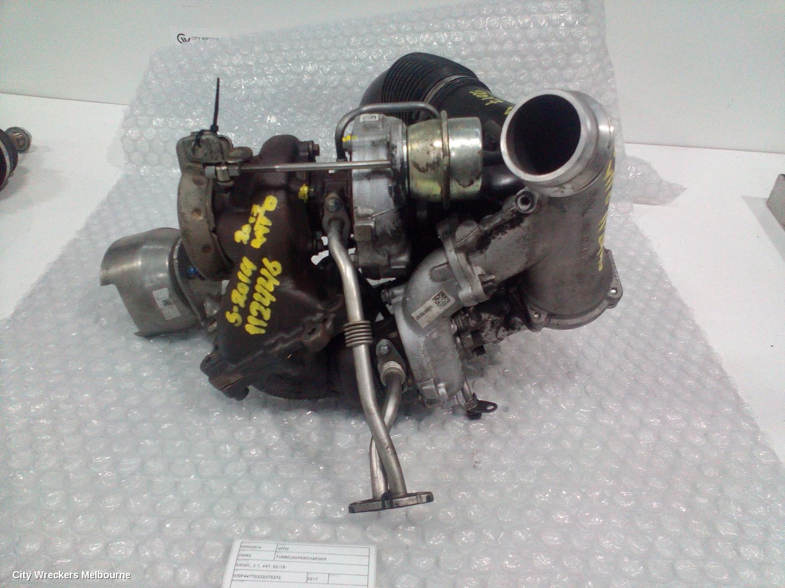 MERCEDES VITO TURBO SUPERCHARGER, DIESEL, 2.1, 447, 03/2015 ONWARDS