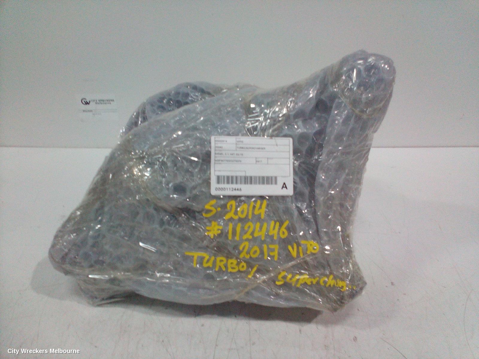 MERCEDES VITO TURBO SUPERCHARGER, DIESEL, 2.1, 447, 03/2015 ONWARDS