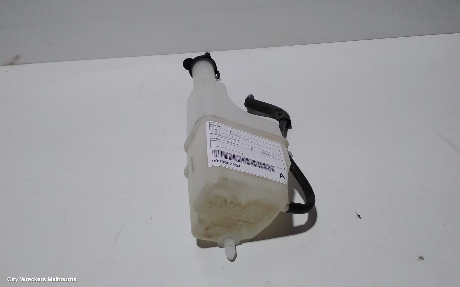 MAZDA 2 OVERFLOW BOTTLE, DE SERIES, 09/2007 - 09/2014