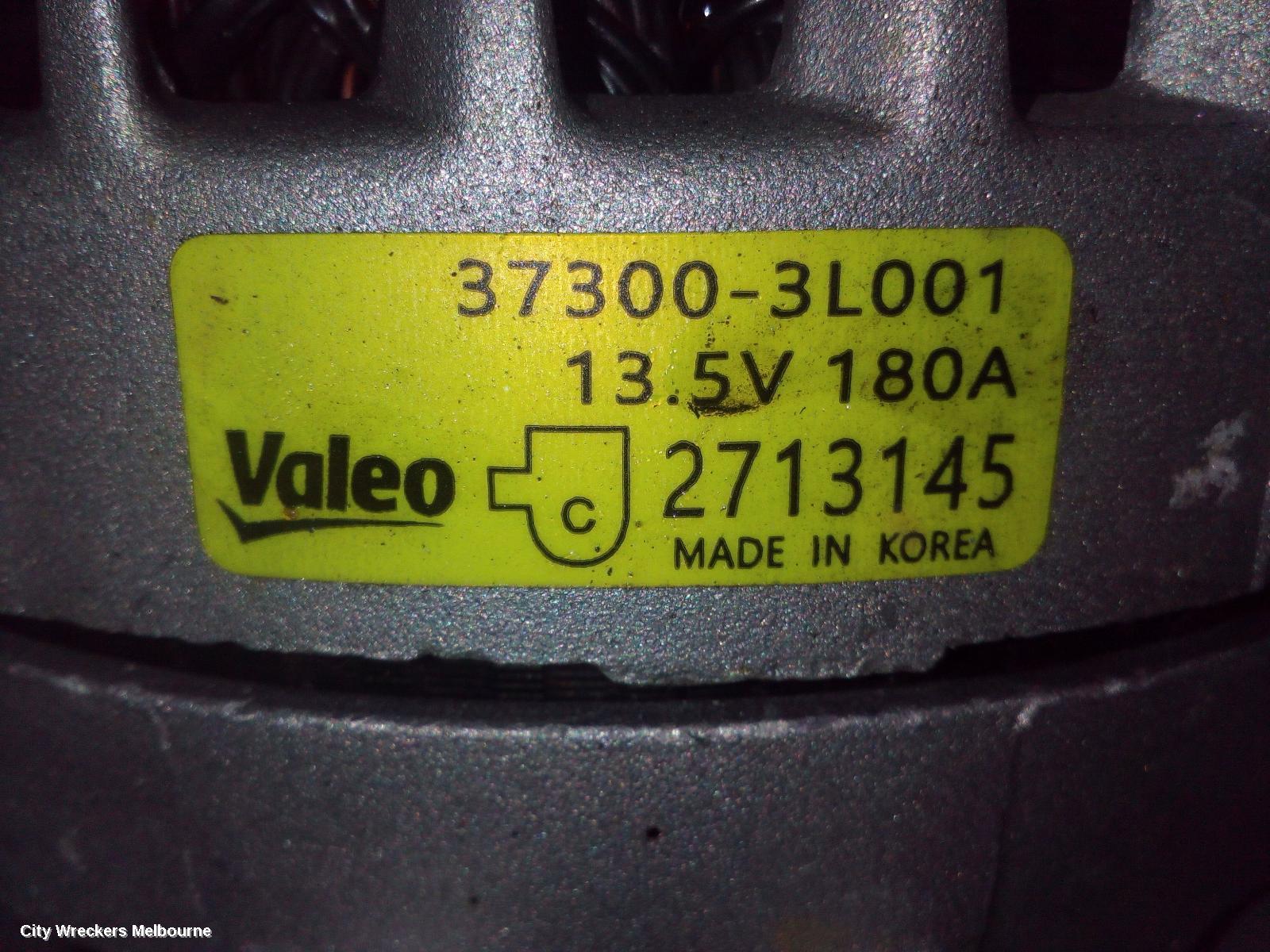 KIA STINGER ALTERNATOR, PETROL, 3.3, G6DP, CK, 06/2017 ONWARDS