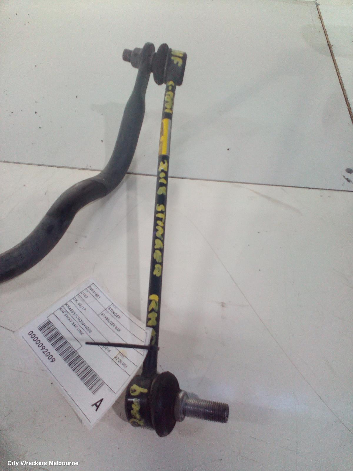 KIA STINGER STABILISER BAR, CK, 06/2017 - 04/2023