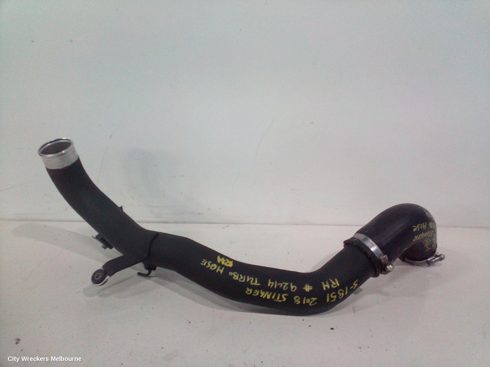 KIA STINGER, CK, 06/2017 - 04/2023, RH TURBO HOSE : 92014