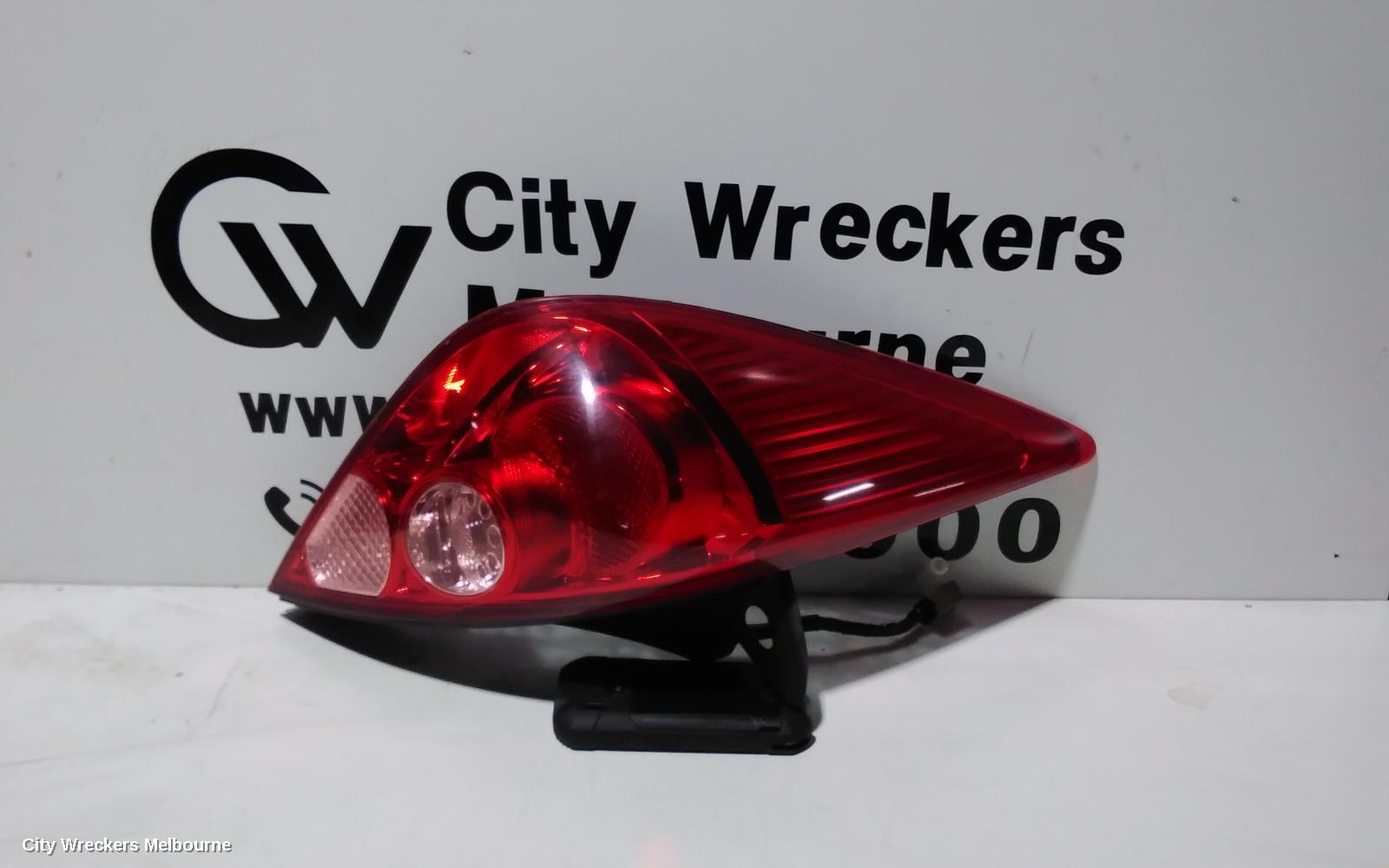 NISSAN TIIDA LEFT TAILLIGHT, C11, HATCH, LENS# 4086, 09/2004 - 11/2009  (AUS ONLY)