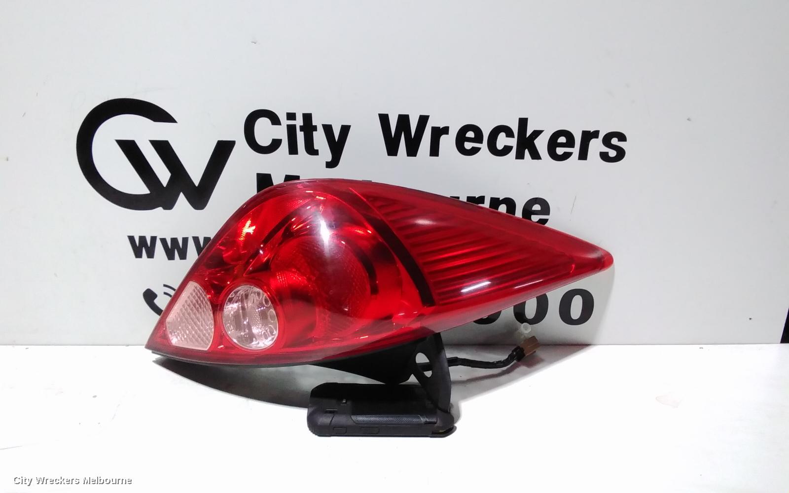 NISSAN TIIDA LEFT TAILLIGHT, C11, HATCH, LENS# 4086, 09/2004 - 11/2009  (AUS ONLY)