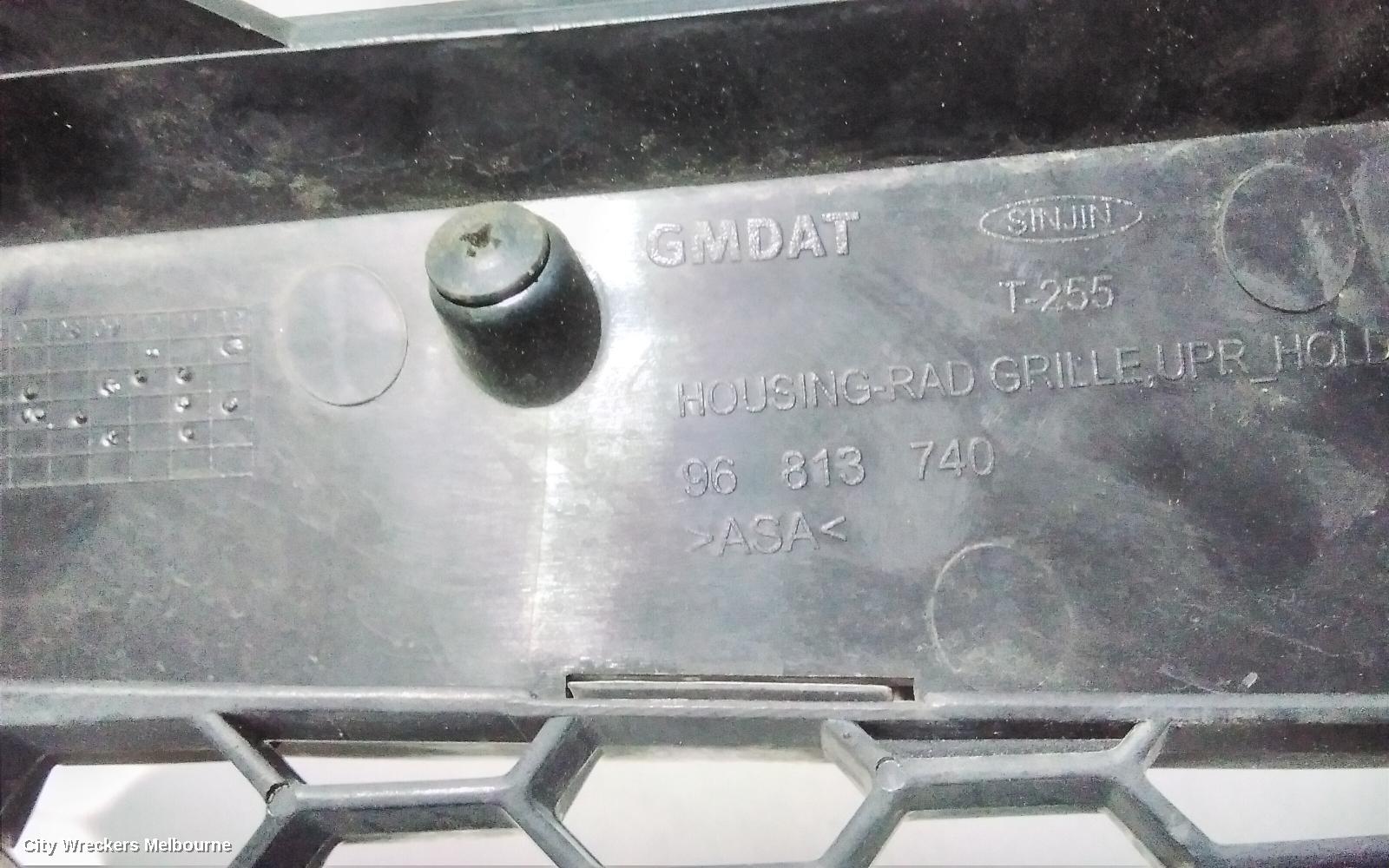 HOLDEN BARINA GRILLE, RADIATOR GRILLE, TK, HATCH, 07/2008 - 12/2012