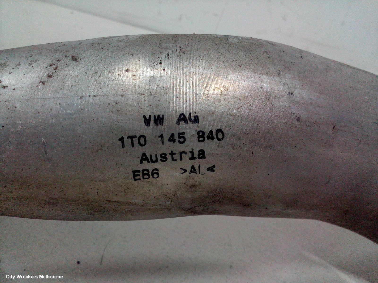 VOLKSWAGEN JETTA, 1B, 02/2011 ONWARDS, TURBO HOSE: 92053