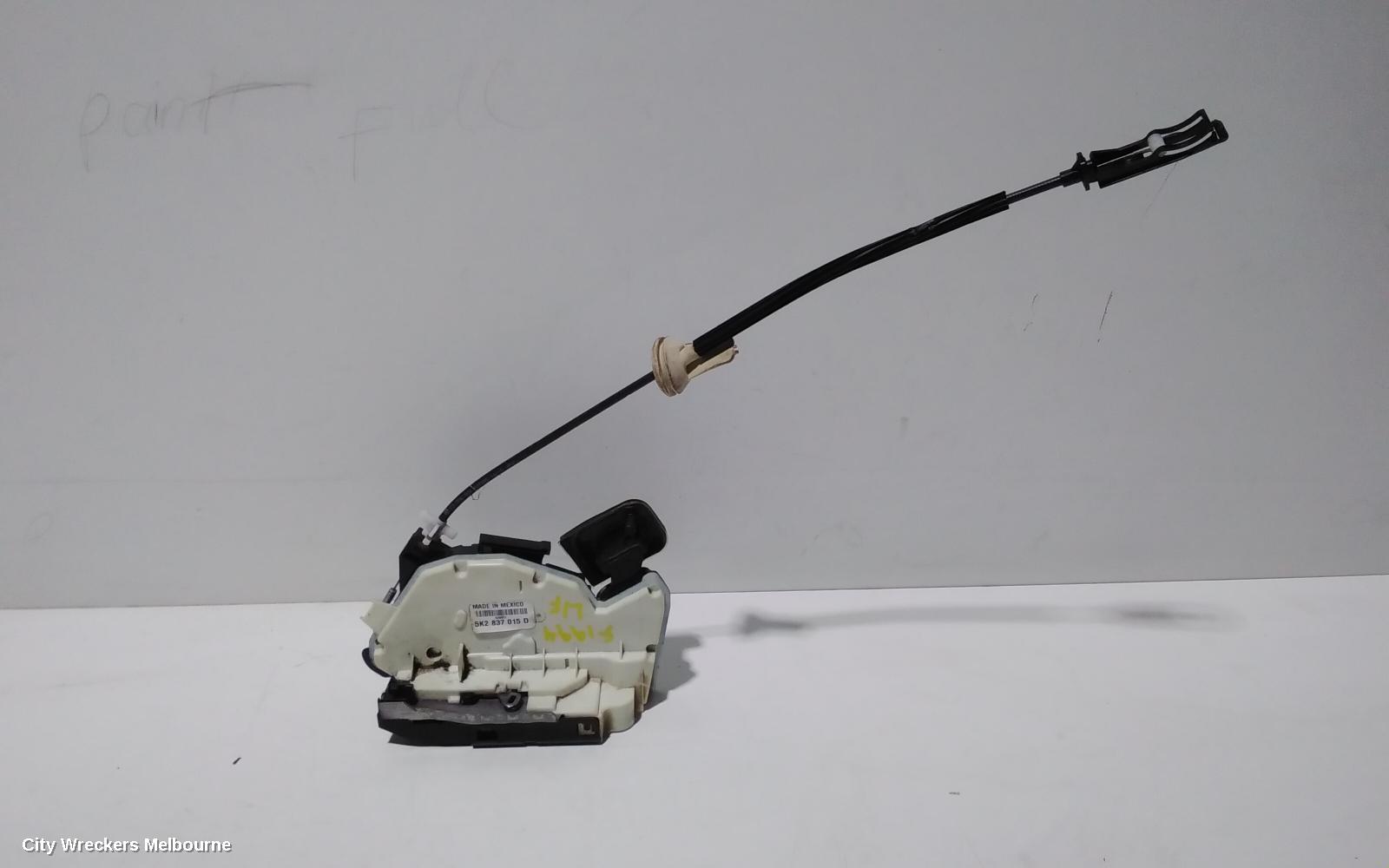 VOLKSWAGEN JETTA DOOR/BOOT/GATE LOCK, LEFT FRONT DOOR LOCK, P/N 5K2837015E, 1B, 02/2011 - 12/2017