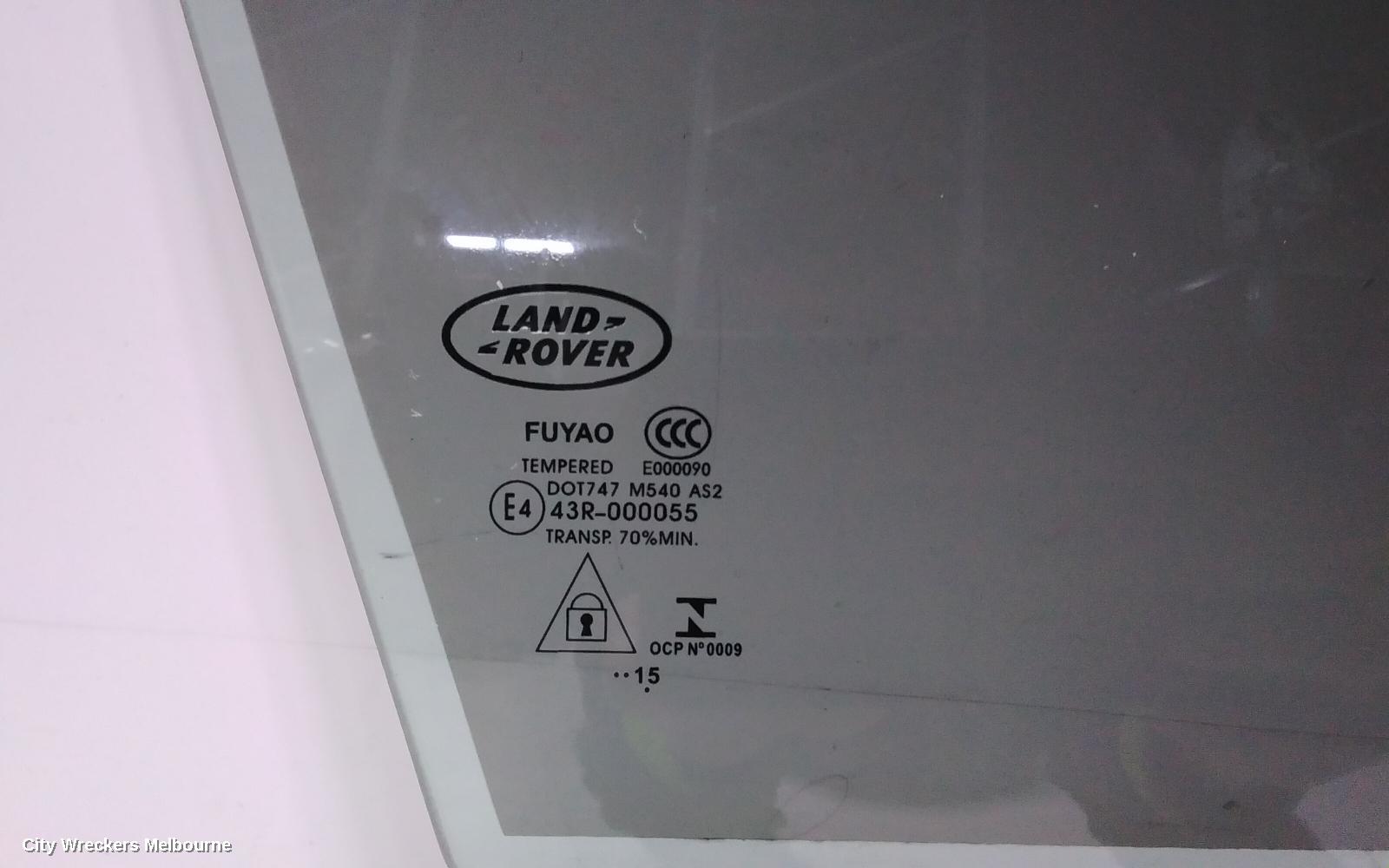 LAND ROVER DISCOVERY SPORT RIGHT FRONT DOOR WINDOW, L550, 01/2015 ONWARDS