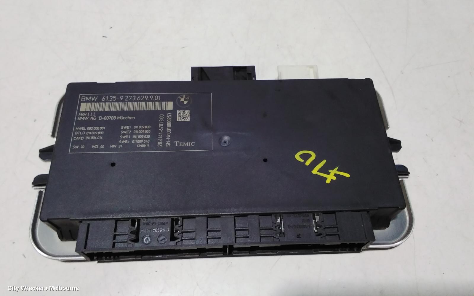 BMW 5 SERIES ECU, FOOTWELL MODULE, F07/F10/F11, 02/2010 - 10/2017
