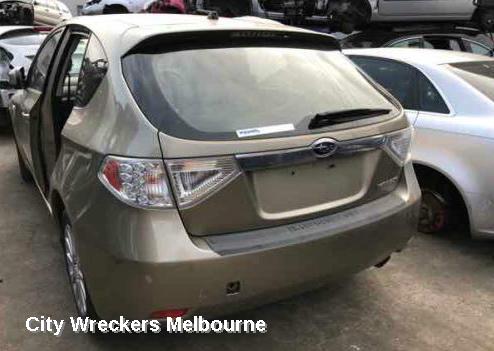 SUBARU IMPREZA LEFT TAILLIGHT, G3, HATCH, IN BODY, 04/2007 - 11/2011