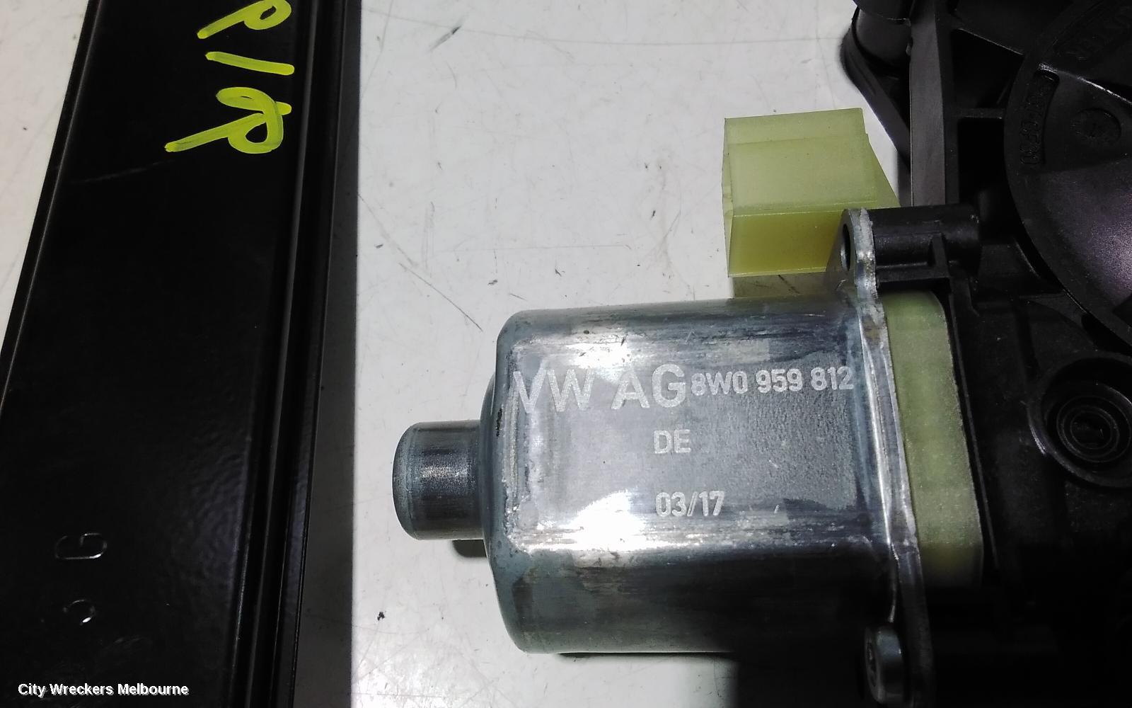 AUDI A4 RIGHT REAR WND REG/MOTOR, B9 8W, 10/2015 - 01/2025