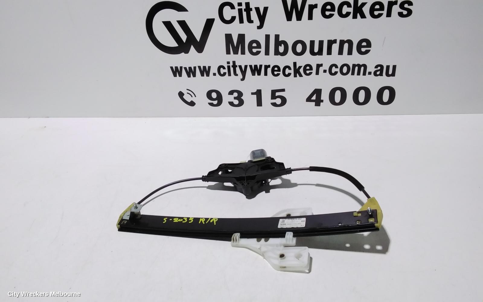 AUDI A4 RIGHT REAR WND REG/MOTOR, B9 8W, 10/2015 - 01/2025