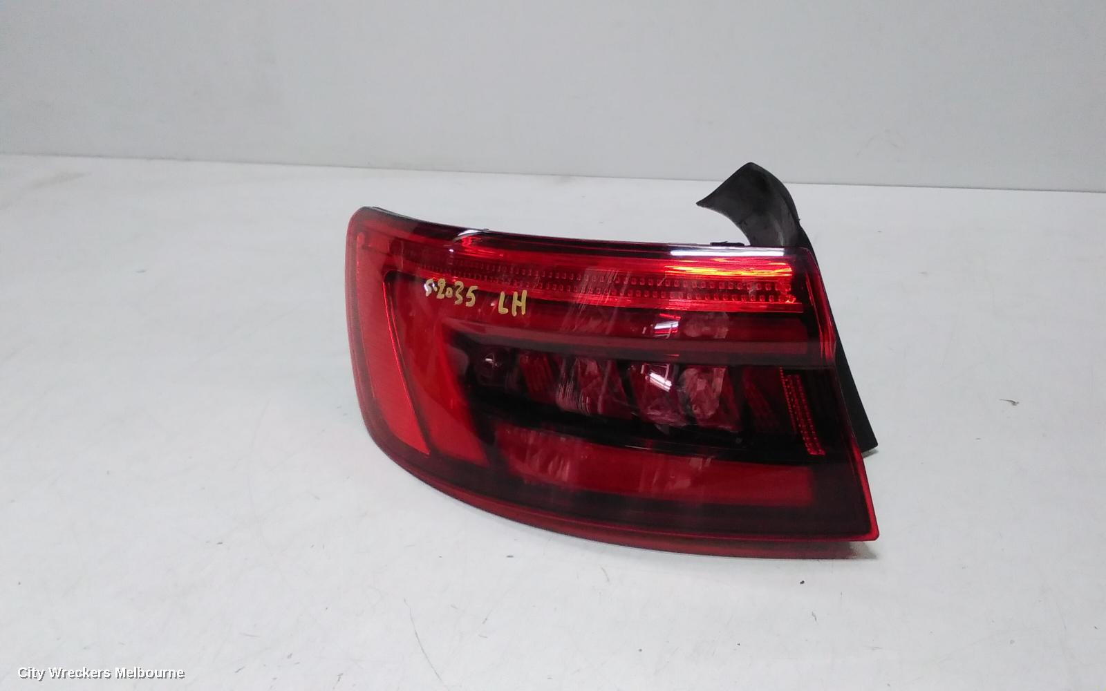 AUDI A4 LEFT TAILLIGHT, B9 8W, SEDAN, 10/2015 - 11/2020