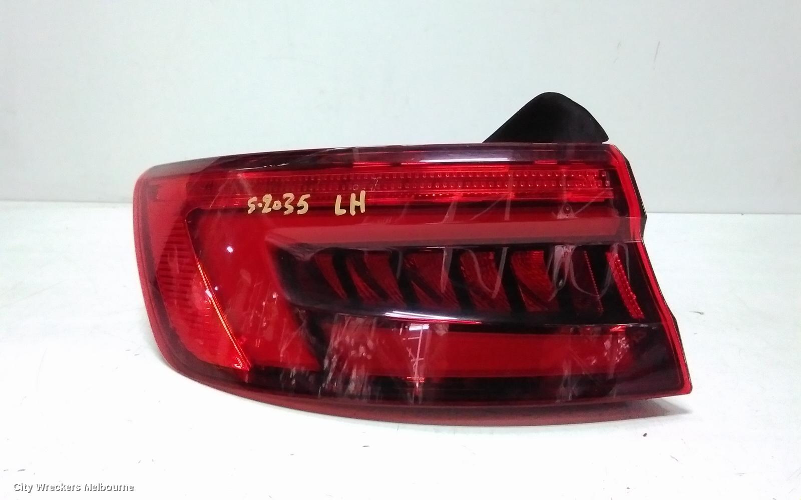 AUDI A4 LEFT TAILLIGHT, B9 8W, SEDAN, 10/2015 - 11/2020