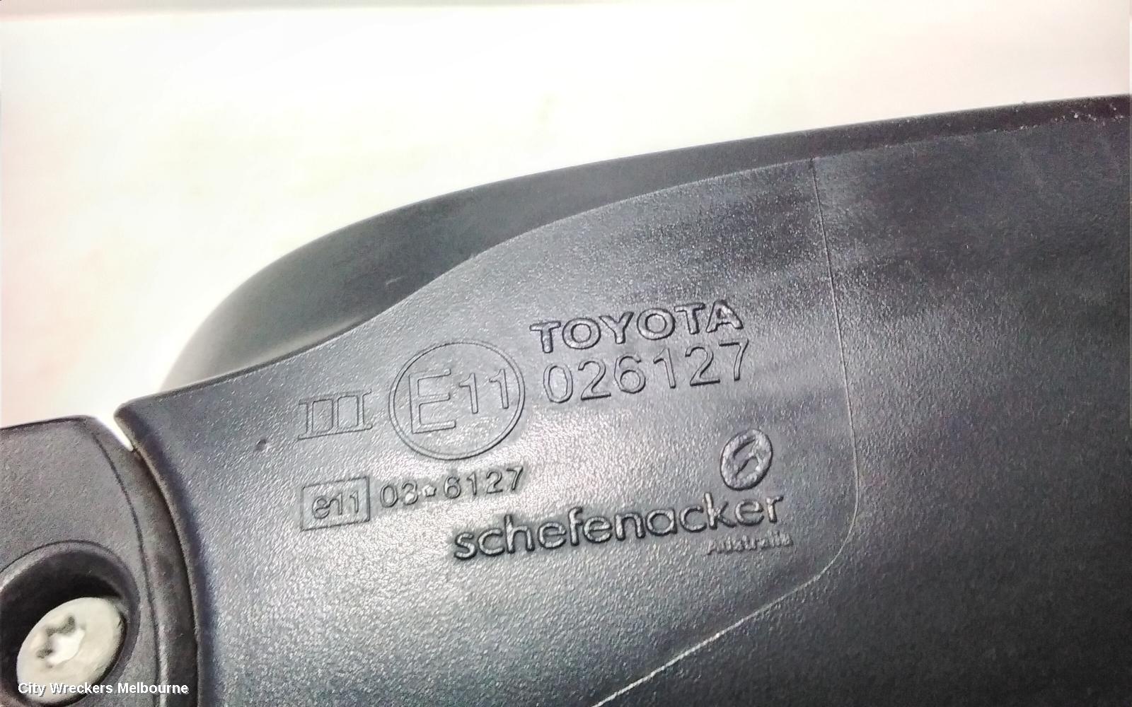 TOYOTA AURION RIGHT DOOR MIRROR, GSV40R, PRESARA/SPORTIVO ZR6, 08/2009 - 03/2012