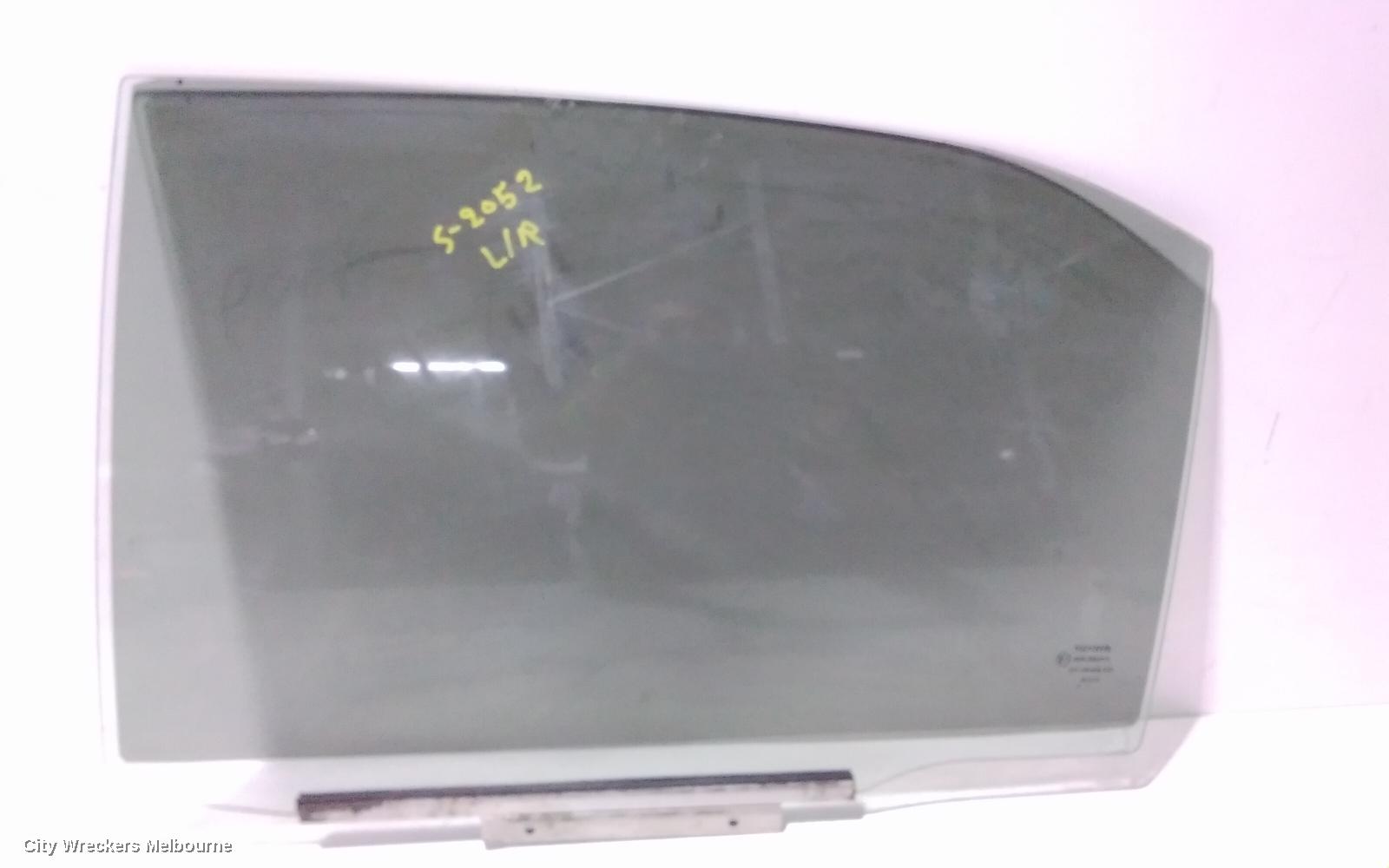 TOYOTA AURION LEFT REAR DOOR WINDOW, GSV40R, 10/2006 - 03/2012