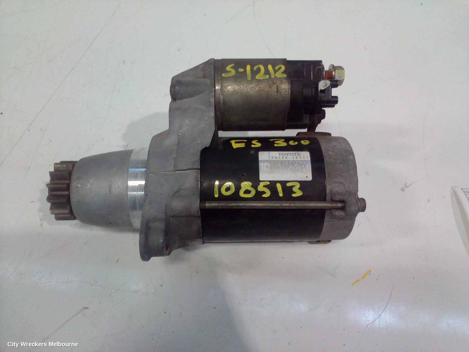 LEXUS ES300 (92-05) STARTER, PETROL, 3.0, 1MZ, MCV30, 10/2001 - 12/2005