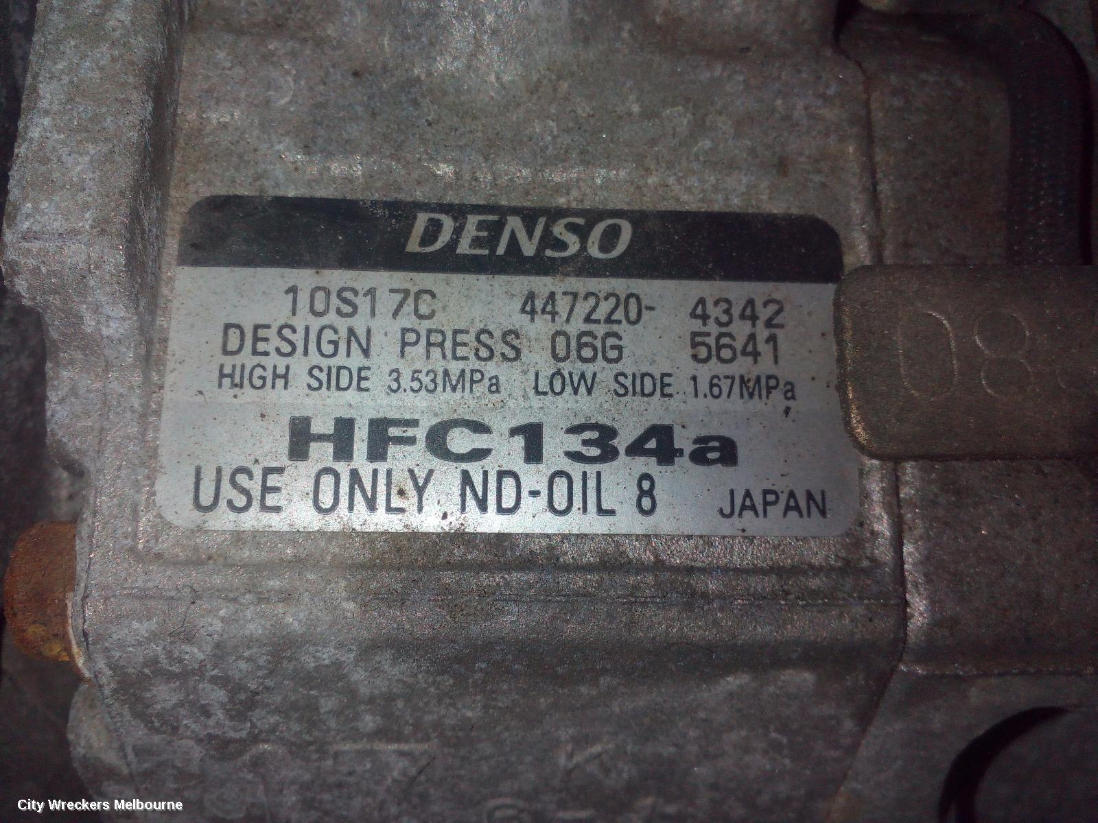 LEXUS ES300 (92-05) A/C COMPRESSOR, MVC30, 3.0, PETROL, 1MZ, 10/2001 - 12/2005