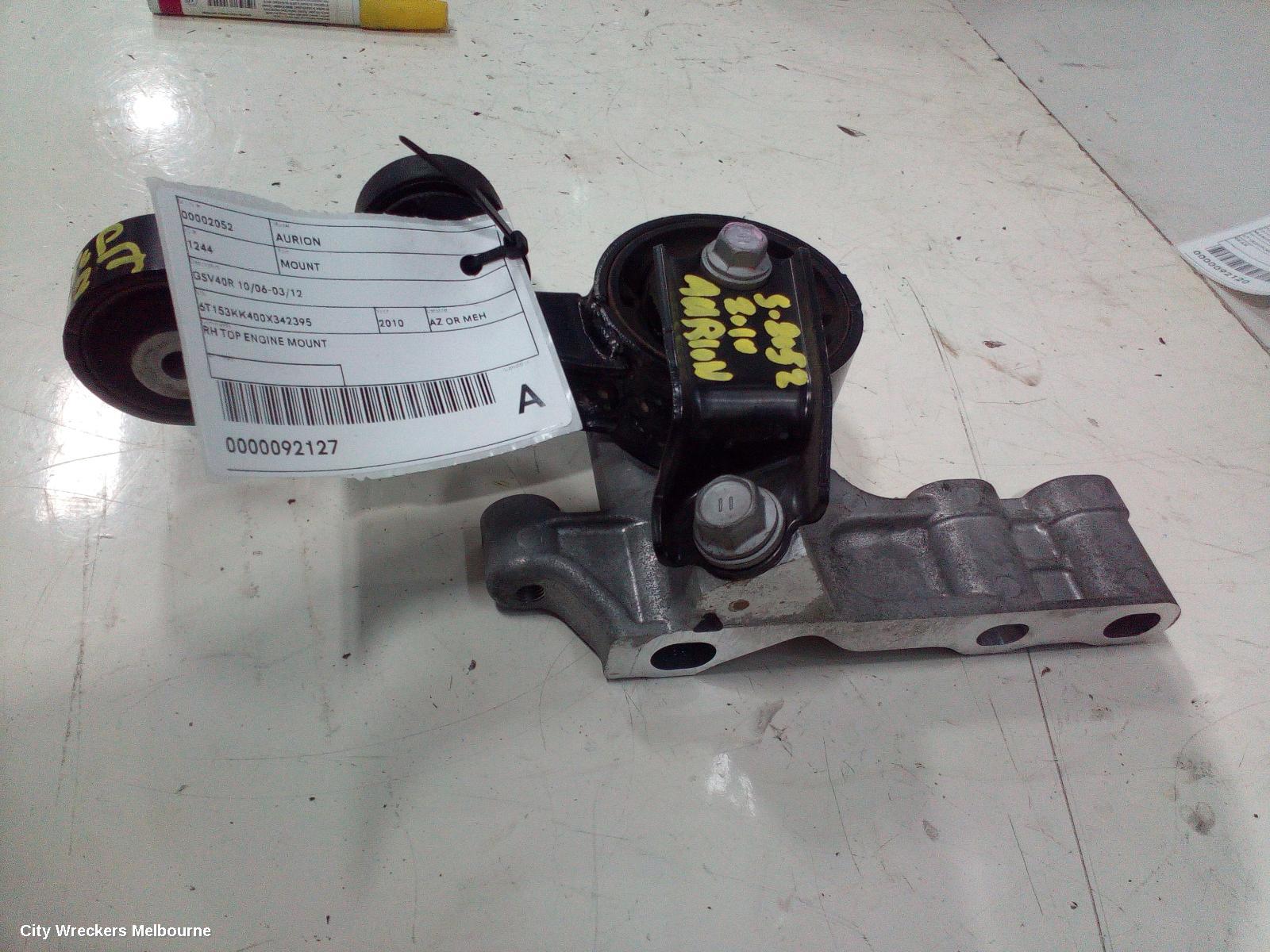 TOYOTA AURION MOUNT, GSV40R 10/2006 - 03/2012