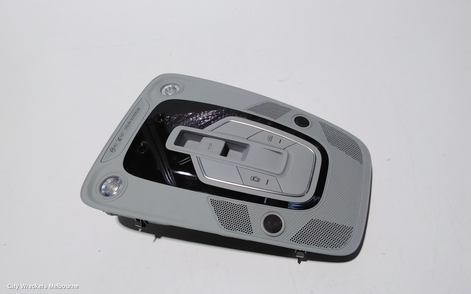 AUDI A4 COURTESY LIGHT, FRONT (CENTRE), NON SUNROOF CONTROLS TYPE, GREY, B9 8W, 10/2015 ONWARDS