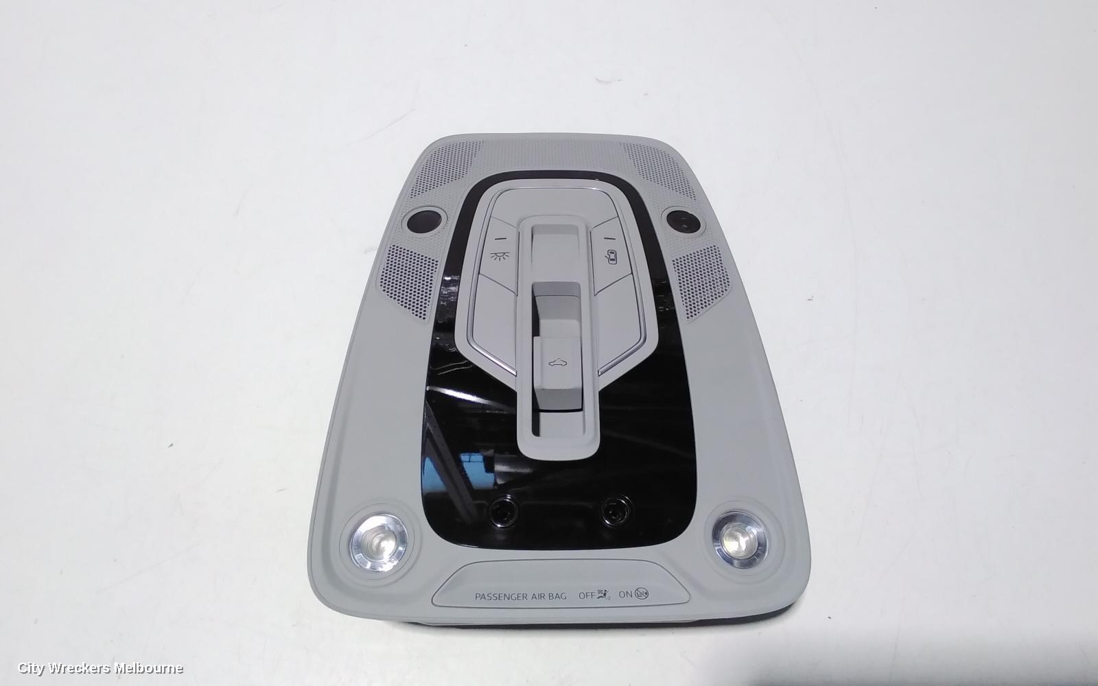 AUDI A4 COURTESY LIGHT, FRONT (CENTRE), NON SUNROOF CONTROLS TYPE, GREY, B9 8W, 10/2015 ONWARDS