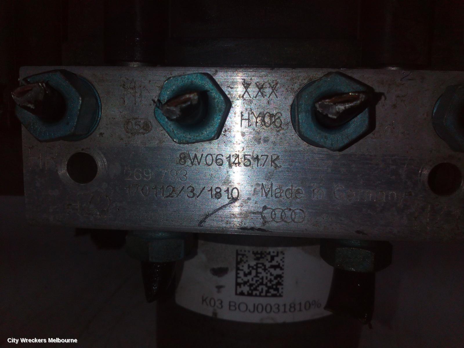 AUDI A4 ABS PUMP/MODULATOR, B9 8W, P/N 8W0907379G, 10/2015 ONWARDS