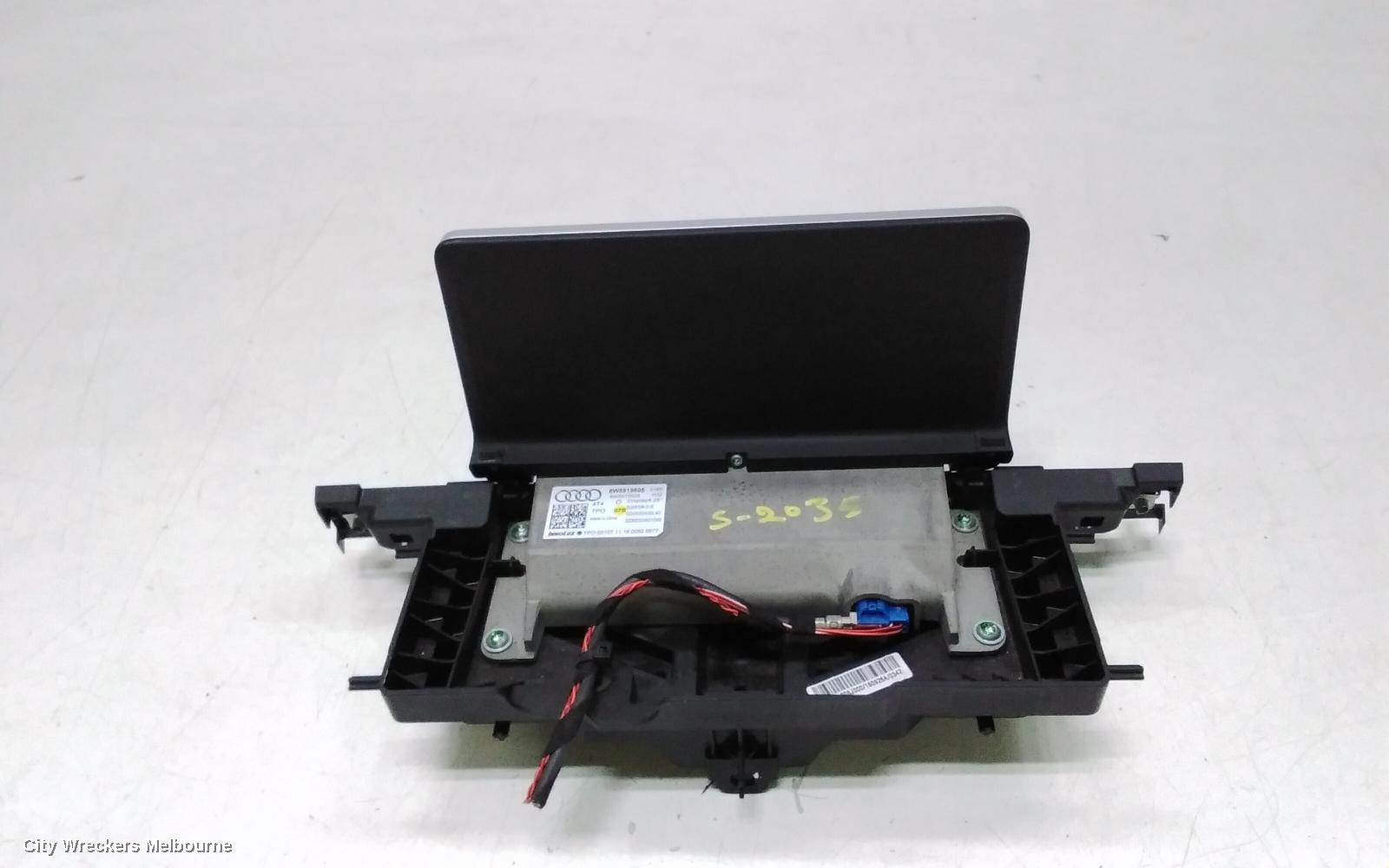 AUDI A4 RADIO/CD/DVD/SAT/TV, HEADUNIT, MULTIMEDIA 2X SD, W/ SIM TYPE, B8 8K, 05/2016 - 01/2017