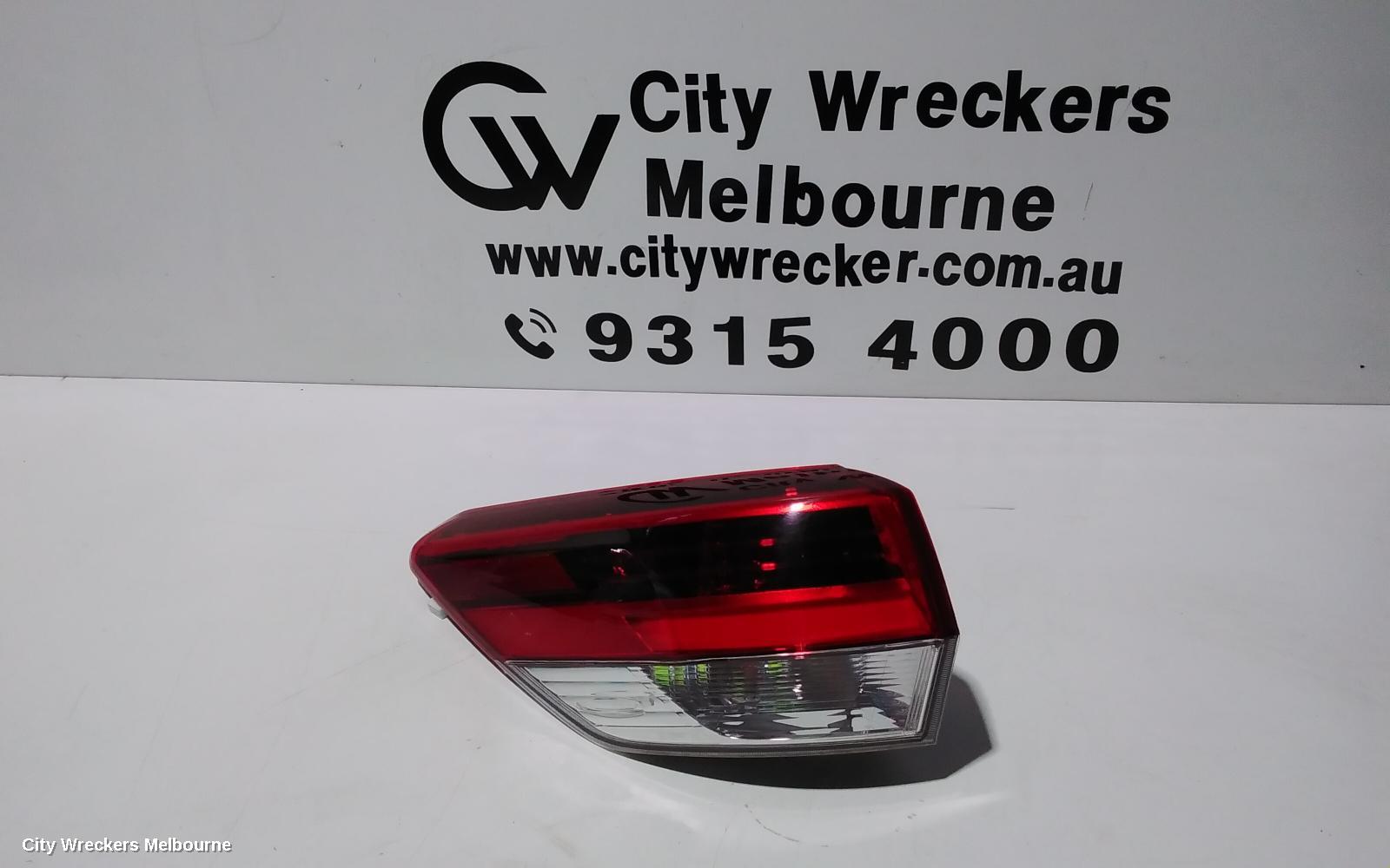TOYOTA KLUGER LEFT TAILLIGHT, GSU50/GSU55, 11/2016 - 02/2021
