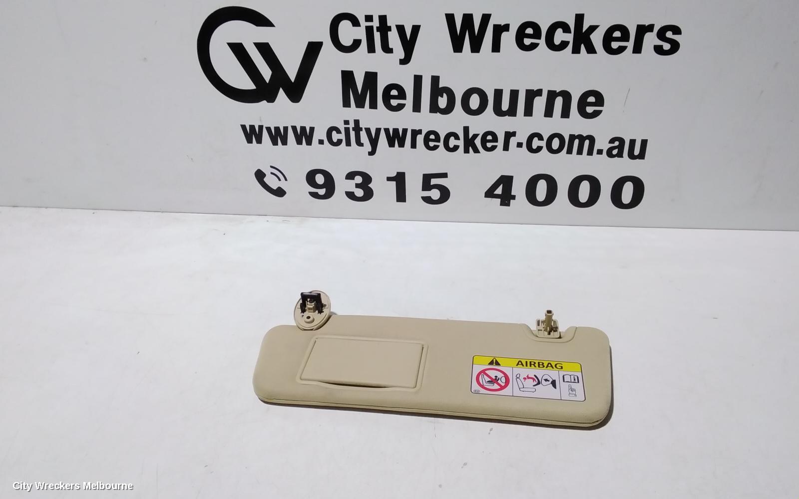 TOYOTA KLUGER SUNVISOR, GSU50/GSU55, LH SIDE, 03/2014 - 02/2021