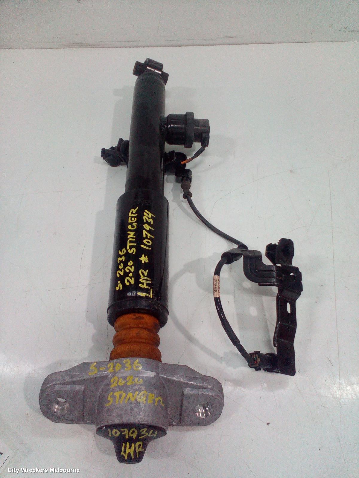 KIA STINGER SHOCK ABSORBER, LH REAR, ELECTRIC ADJUST TYPE, CK, 06/2017 ONWARDS
