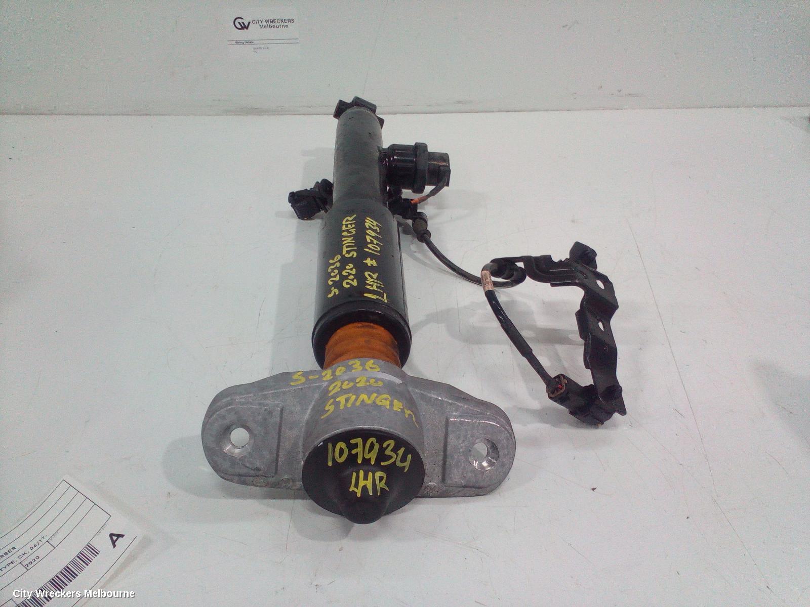 KIA STINGER SHOCK ABSORBER, LH REAR, ELECTRIC ADJUST TYPE, CK, 06/2017 ONWARDS