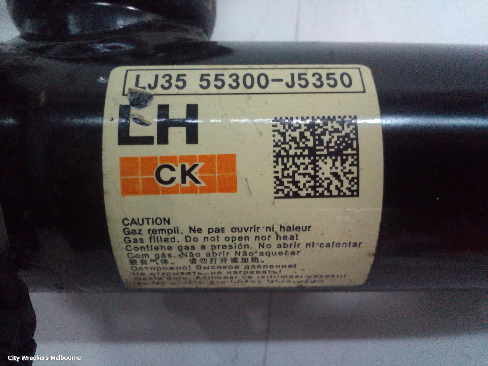 KIA STINGER SHOCK ABSORBER, LH REAR, ELECTRIC ADJUST TYPE, CK, 06/2017 ONWARDS