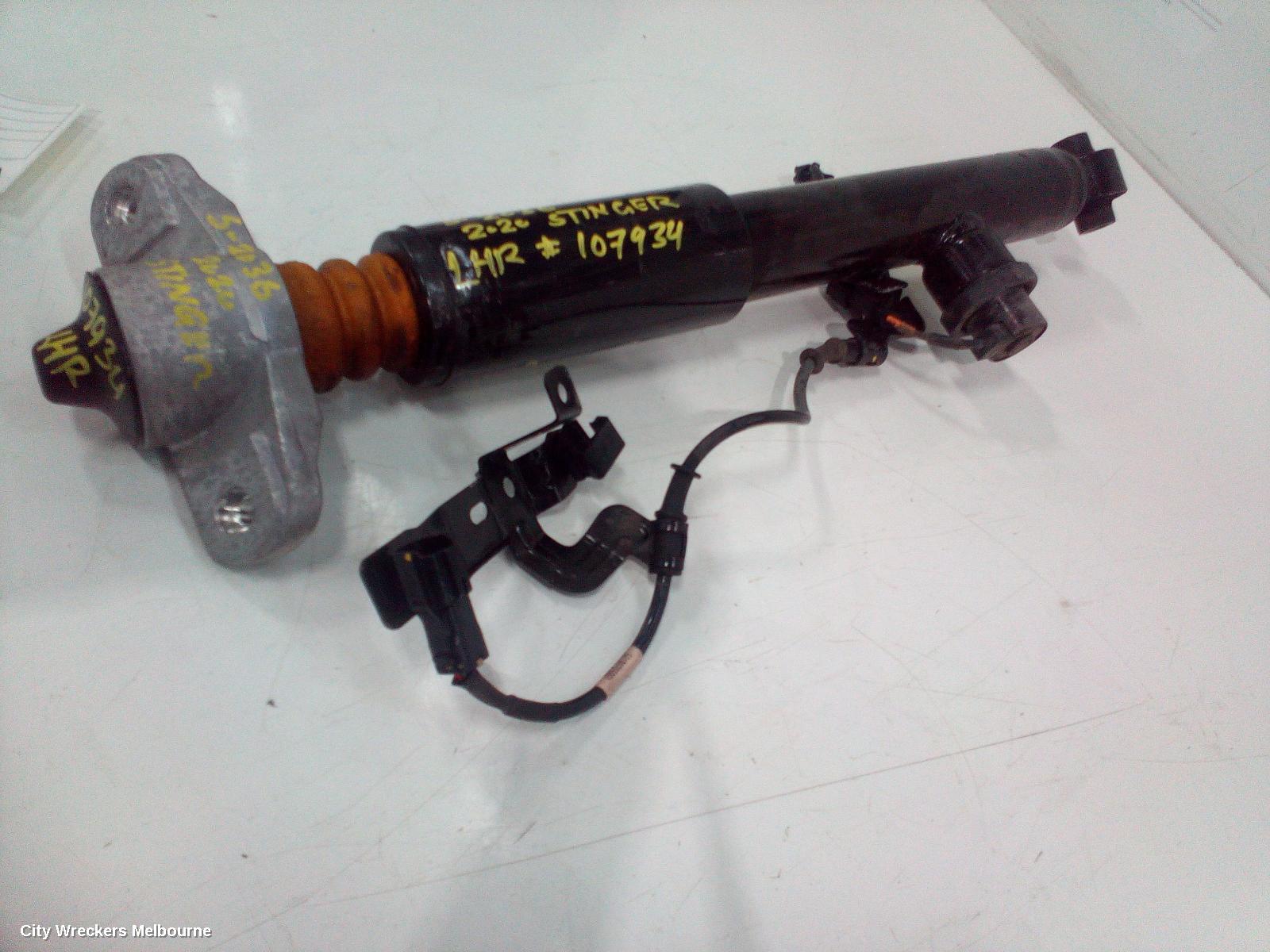 KIA STINGER SHOCK ABSORBER, LH REAR, ELECTRIC ADJUST TYPE, CK, 06/2017 ONWARDS