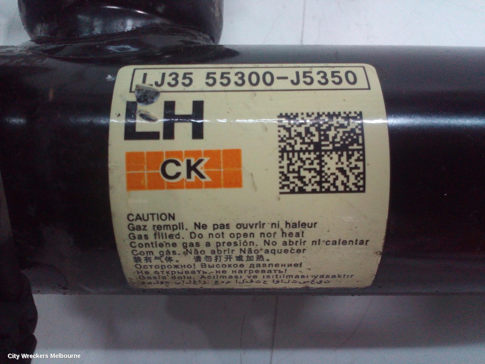 KIA STINGER SHOCK ABSORBER, LH REAR, ELECTRIC ADJUST TYPE, CK, 06/2017 ONWARDS